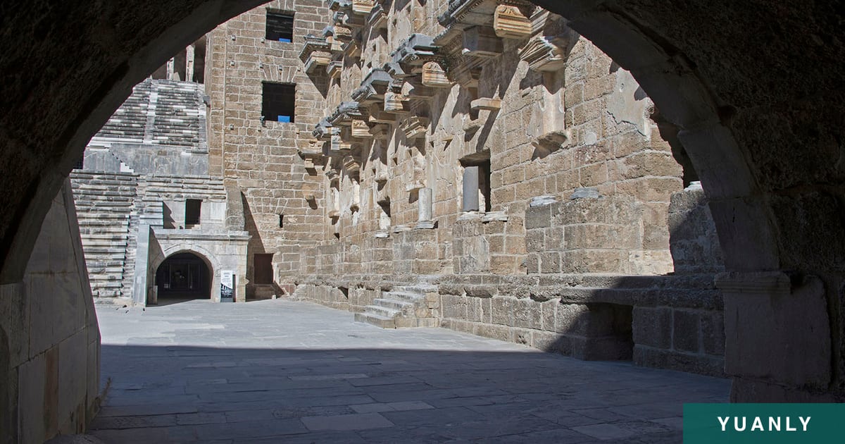 Aspendos Antik Tiyatrosu fotoğrafı
